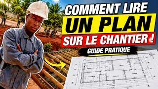 Miniature : Voici comment lire un plan sur le terrain. #geniecivil #bâtiment #plans #formation