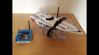 Miniature : Projet Arduino #5 Bateau RC (1er prototype)