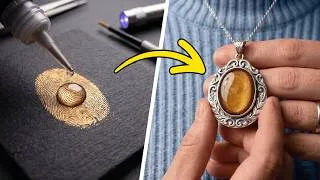 Miniature : Un pendentif unique DIY avec une empreinte digitale ✨Génial et simple à réaliser