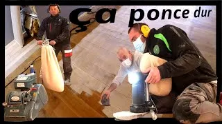 Miniature : Comment poncer et vitrifier du parquet