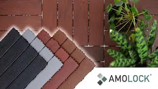 Miniature : Revêtement de sol idéal pour l'extérieur : Découvrez la dalle terrasse Amolock Easy Wood !