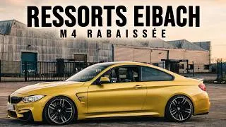 Miniature : On rabaisse la M4. Installation des ressorts Eibach