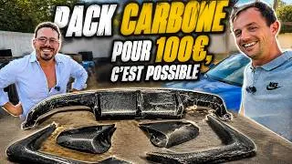 Miniature : Réparation de pièces en carbone véritable