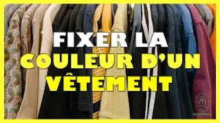 Miniature : Comment fixer la couleur d'un vêtement en machine