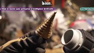 Miniature : Récupération eau de pluie, Percer du PVC à 40mm !