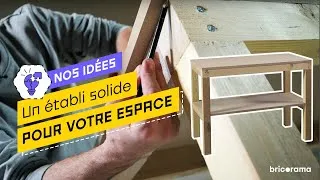 Miniature : Prêt à fabriquer votre propre établi sur-mesure ? | Bricorama