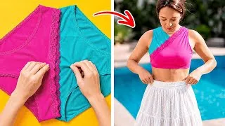 Miniature : Des idées ludiques pour redonner vie à vos vieux vêtements cet été ✂️✨