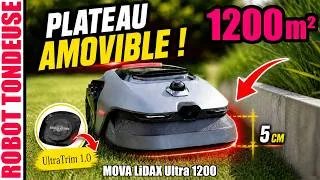 Miniature : robot tondeuse avec plateau amovible ! MOVA LiDAX Ultra 1200