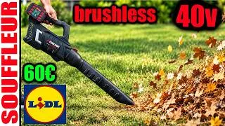 Miniature : LIDL souffleur de feuilles à turbine PARKSIDE PERFORMANCE PPATLB 40 A1brushless 250 km/h