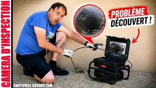 Miniature : J'inspecte ma canalisation… et je découvre un gros problème WC bouché ! SANYIPACE caméra inspection