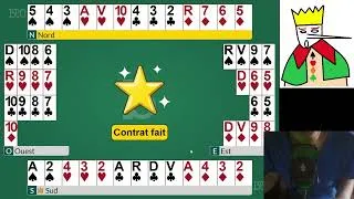 Miniature : Je critique une séquence d'enchère -Speedrun pedagogique Niveau 2- Bridge-Cours -Jeu de Carte - B3-5