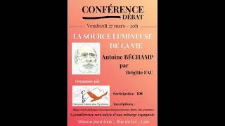 Miniature : Conférence sur les travaux d'Antoine Béchamp - Gan 2026