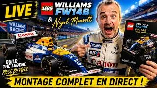 Miniature : La mythique Williams FW14B de Nigel Mansell en LEGO – LIVE – Sachets 4 & 5