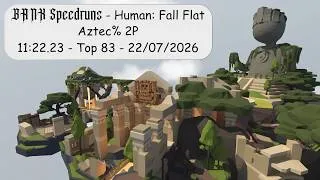 Miniature : Human: Fall Flat - Aztec% 2P - 11:22.23 (Top 83) - 22/07/2026