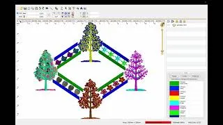 Miniature : ARBRES VARIÉS 2 - Motifs de broderie machine