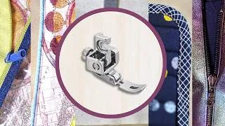 Miniature : Brother Blog – Utiliser le pied réglable pour fermeture à glissière et passepoil Brother