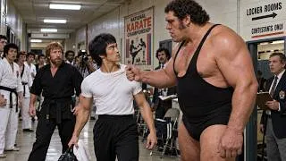 Miniature : Andre the Giant Agrippé Bruce Lee devant le Vestiaire—Chuck Norris et Seulement 8 Personnes l’ont Vu