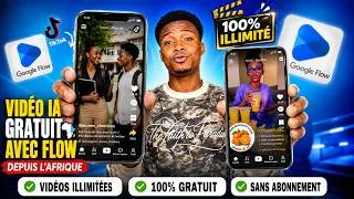Miniature : Enfin  Google Flow GRATUIT est disponible en Afrique  Vidéos IA illimitées sans abonnement