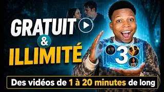 Miniature : 3 Sites IA GRATUITS pour Créer des Vidéos Illimitées de 1 à 20 Minutes