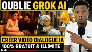 Miniature : OUBLIE GROK AI ! Cette IA GRATUITE crée des vidéos dialoguées incroyables