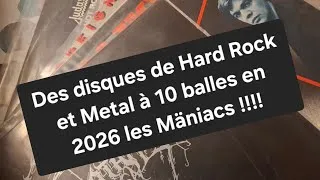 Miniature : Des disques Hard Rock et Metal à 10 balles en 2026 les Mäniacs !!!!