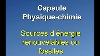 Miniature : Energies renouvelables ou fossiles