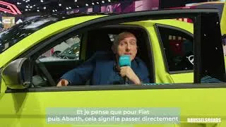 Miniature : Le CEO Europe Abarth présente la 1ère européenne de Abarth 500e au salon de Bruxelles