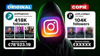 Miniature : Comment gagner 100K abonnés sur Instagram en copiant les US (sans montrer son visage) !