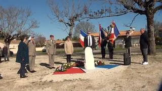 Miniature : Commémoration 19 Mars 1962 à Beauvais S/Matha fin de la Guerre d'Algérie.