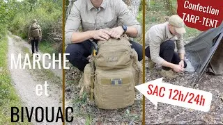 Miniature : BUSHCRAFT / BIVOUAC : sortie 12h + mon SAC RANDO préféré !!