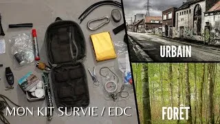 Miniature : Mon KIT SURVIE / EDC : pour l'URBAIN et la FORÊT !!
