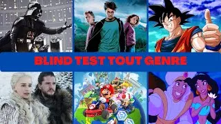Miniature : Blind test tout genre 100 Extraits (Film, série, jeu vidéo, animé, réplique de film, dessin animé)