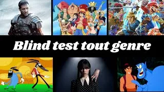Miniature : Blind test tout genre (Films, séries, animés, dessins animés, réplique de film, émission TV, disney)