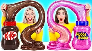 Miniature : Chewing-Gum vs Nourriture au Chocolat Défi | Bataille Alimentaire Épique par Bubba DO Challenge