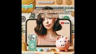 Miniature : Remplissage de mes Épargnes – Mars 2025 🌸✨