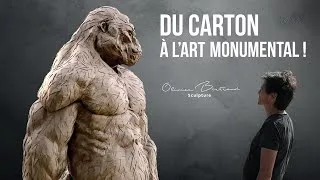 Miniature : Du carton à la sculpture monumentale : L’art écologique d'Olivier Bertrand
