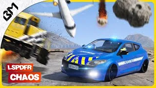 Miniature : GTA 5 - LSPDFR CHAOS - Gendarmerie E.R.I - Vous contrôlez ma patrouille (et ca fini mal)