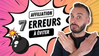 Miniature : Affiliation : 7 erreurs qui t’empêchent de réussir et comment les éviter