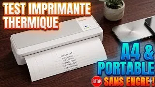 Miniature : 🖨️ Test imprimante thermique sans encre #imprimantethermique #ief #testproduit 