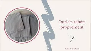 Miniature : Raccourcir un pantalon : les étapes que j’ai suivies