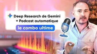 Miniature : Comment transformer n’importe quelle recherche en podcast avec l’IA