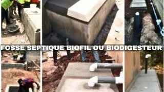 Miniature : Je Construis une Fosse septique BIOFIL ou Biodigesteur ?