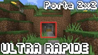 Miniature : PORTE 2x2 ULTRA RAPIDE & COMPACTE | Tuto Redstone #103 | Minecraft FR JAVA PC