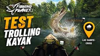 Miniature : 🎣 TEST Trolling Kayak au Lac Sainte-Croix | Fishing Planet