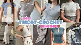 Miniature : Idées de projets TRICOT-CROCHET printemps 🌸