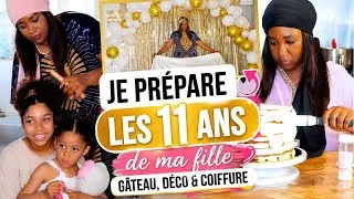 Miniature : 🎂 JE PRÉPARE L'ANNIVAIRSAIRE DE MA FILLE : GÂTEAU, DÉCO & COIFFURE🎂