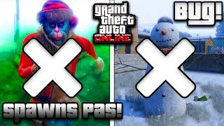 Miniature : [BUG] Les BONSHOMMES de NEIGE et GOOCH SPAWN PAS! COMMENT FAIRE ? - GTA ONLINE