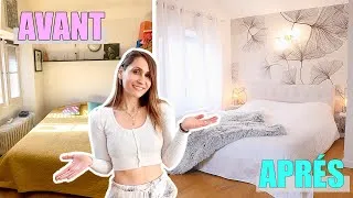 Miniature : JE RENOVE MA NOUVELLE CHAMBRE car j’ai déménagé / AVANT - APRES / bedroom makeover / home staging