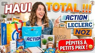 Miniature : J'AI CRAQUÉ ! 🛍️ Énorme Haul ACTION, NOZ et LECLERC 
