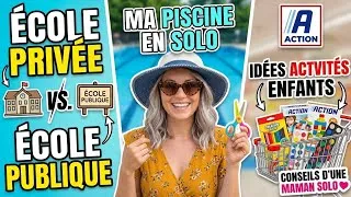 Miniature : École PRIVÉE vs PUBLIQUE : Mon choix difficile + Haul ACTION & Piscine en solo !